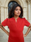 Scarlet Puff Sleeve Everyday Top