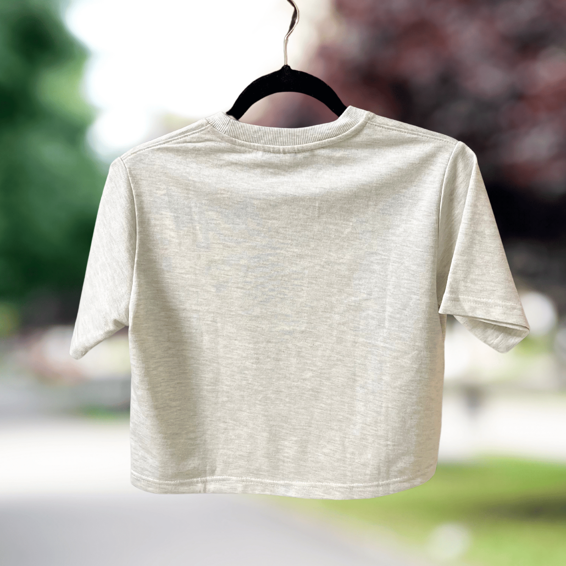 Tick Tock Transformation: Melange Grey Clock Tee - Isthitos Apparels
